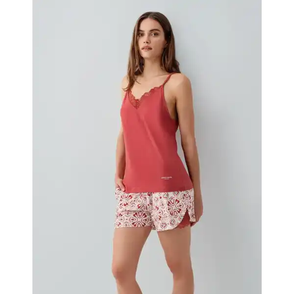 Pierre Cardin 9197-S Askılı Şort Takım