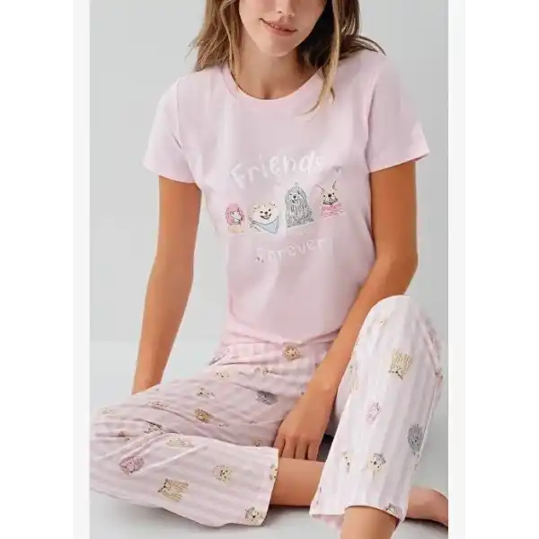 RolyPoly RP3810-S Kadın Kısa Kol Pijama Takımı