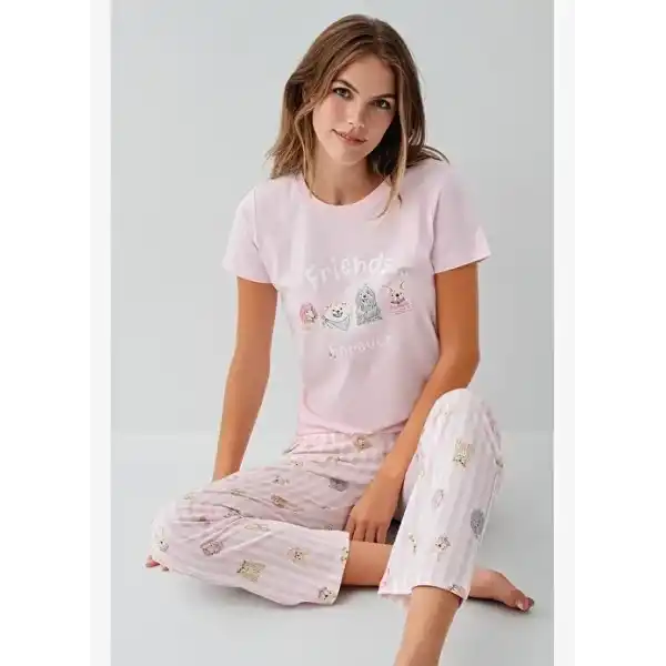 RolyPoly RP3810-S Kadın Kısa Kol Pijama Takımı