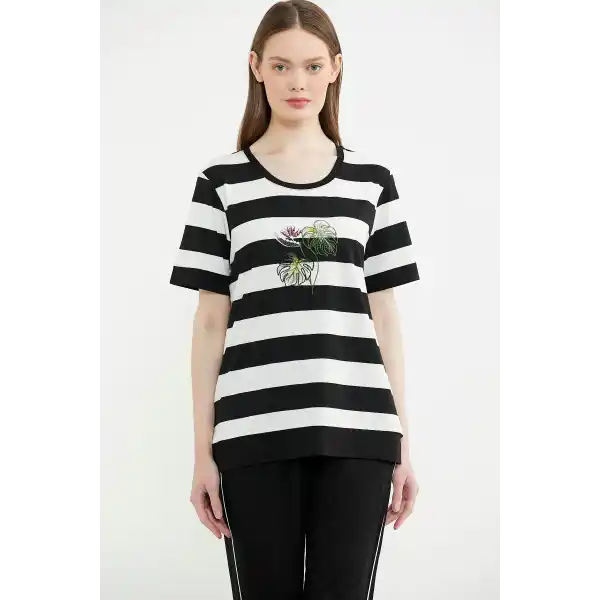 Sementa 76476 Rahat Kalıp Çizgili Pantolon Takım