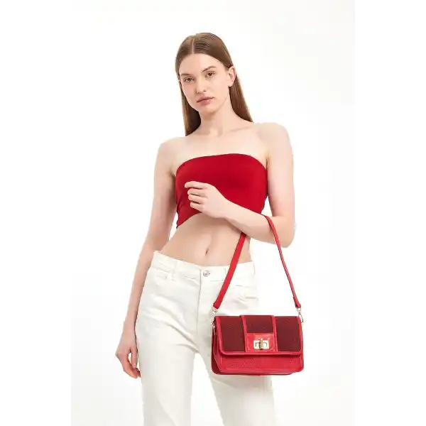 Sienna Kırmızı Kadın Omuz Çantası