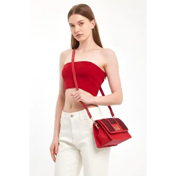 Sienna Kırmızı Kadın Omuz Çantası