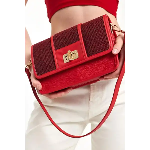 Sienna Kırmızı Kadın Omuz Çantası