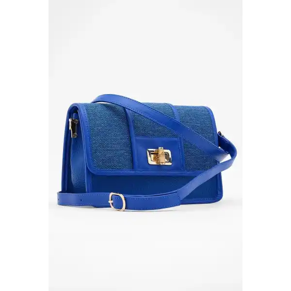 Sienna Saks Mavisi Kadın Omuz Çantası