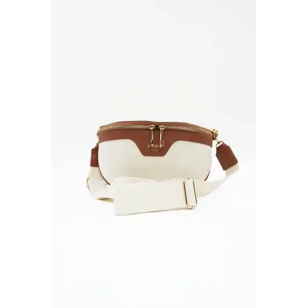 Silvia Taba Kumaş Detaylı Kadın Çapraz Çantası