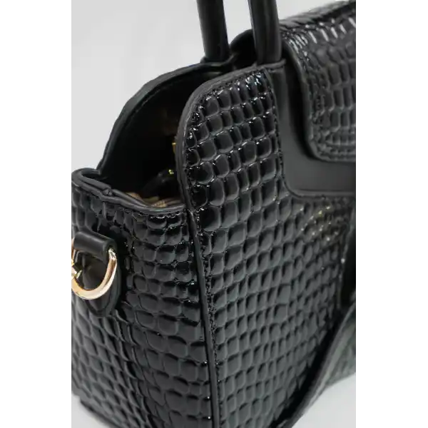 Soley Parlak Rugan Kadın El Çantası