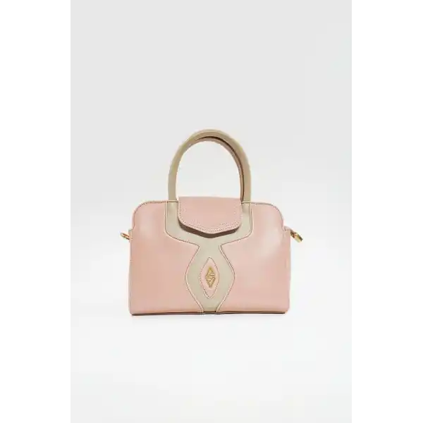 Soley Pudra Mat Parlak Kadın El Çantası