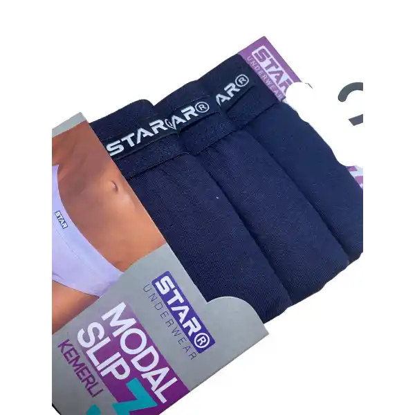 Star 109 Erkek 3lü Modal Slip