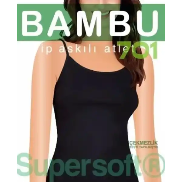 Star Kadın  Bambu İp Askılı  Atlet