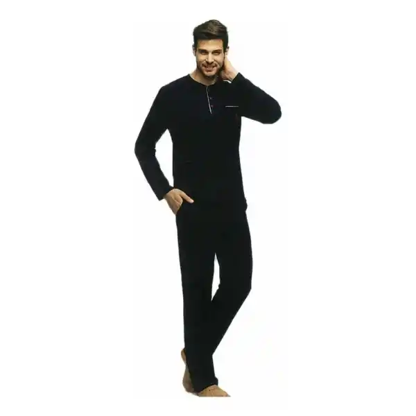 U,S Polo Erkek Uzun Kol Pijama Takımı