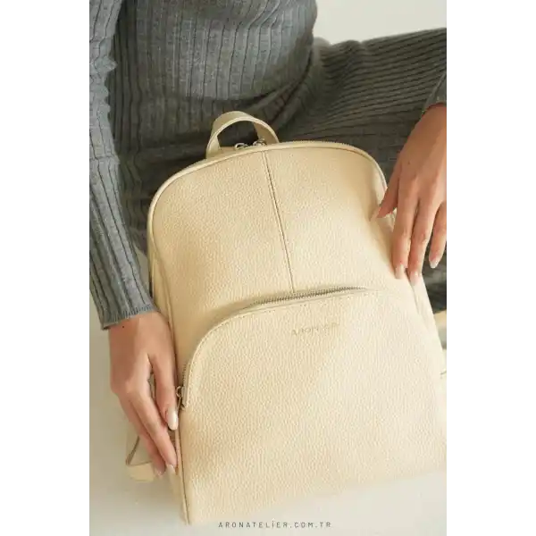 Vanessa Bej Kadın Sırt Çantası