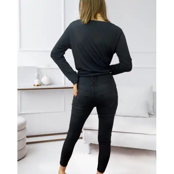 Yüksek Bel Likralı Kot Pantolon