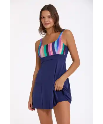 Argento 0341-3016 Kadın Elbiseli Mayo