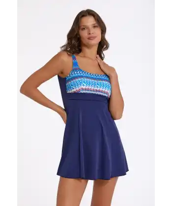 Argento 0341-3017 Kadın Elbiseli Mayo