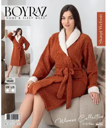 Boyraz 0040 Kadın Sharpi Welsolf Sabahlık