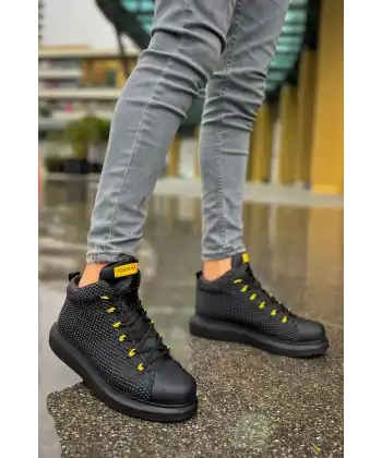 CH111 GST Milano Erkek Bot SIYAH - SARI