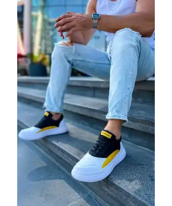 CH115 CBT Literide Erkek Ayakkabı BEYAZ/SARI/SIYAH