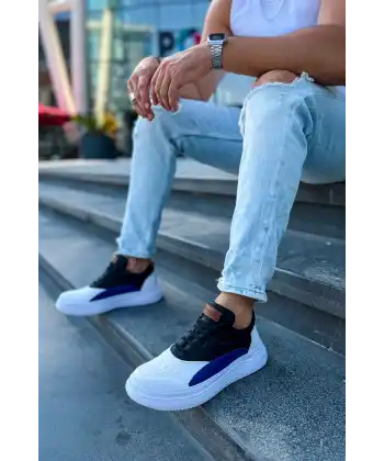 CH115 CBT Literide Erkek Ayakkabı BEYAZ/SAX MAVI/SIYAH