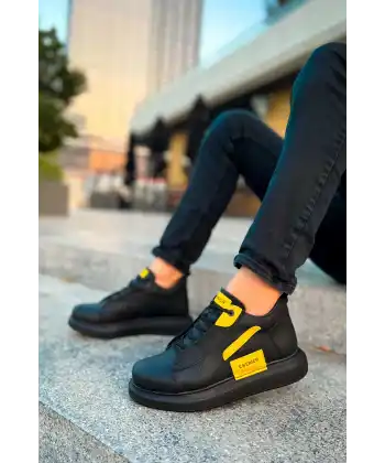 CH131 GST Frogner Erkek Bot SIYAH - SARI