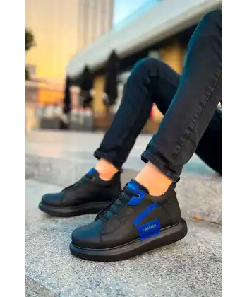 CH131 GST Frogner Erkek Bot SIYAH/SAX MAVI