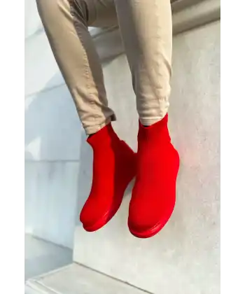 CH207 TRT Maglieria-T Erkek Ayakkabı KIRMIZI