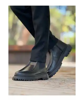 CH2433 - FRT Erkek Bot SIYAH