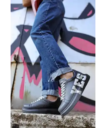 CH254 CBT Pittura Erkek Ayakkabı 402 YS GRI / KOYU GRI