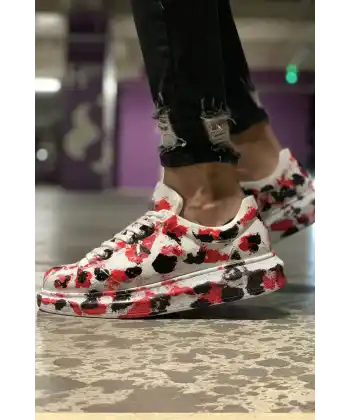 CH254 CBT Pittura Erkek Ayakkabı 409 KIRMIZI / SIYAH