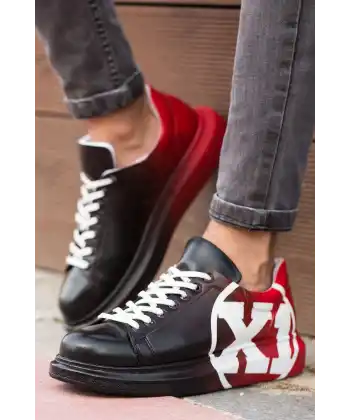 CH254 CBT Pittura Erkek Ayakkabı 445 SIYAH / KIRMIZI X1