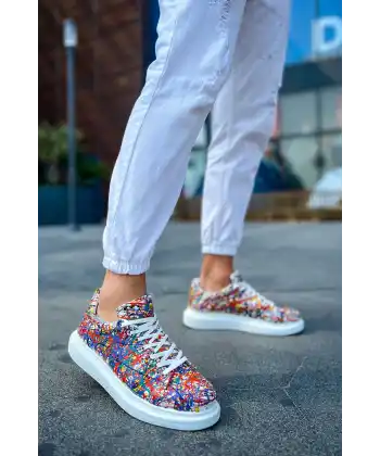 CH254 CBT Pittura Erkek Ayakkabı 537 CRAZY SPLUSH BEYAZ