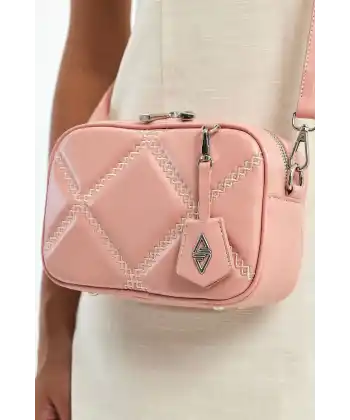 Cube Pudra Kadın Omuz Çantası