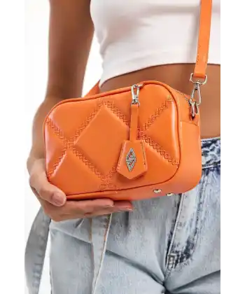 Cube Turuncu Kadın Omuz Çantası