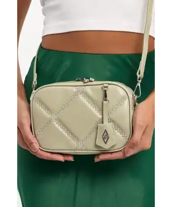 Cube Yeşil Kadın Omuz Çantası