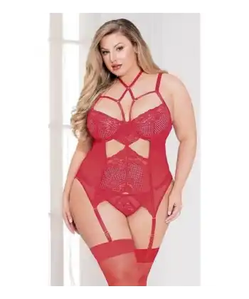 For Dreams Kadın Büyük Beden Jartiyer Takım