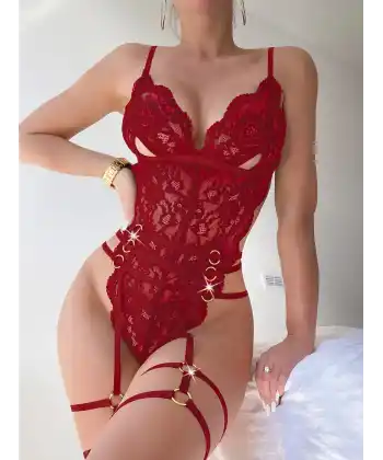 For Dreams 8405 Dantelli Fantezi Bodysuit