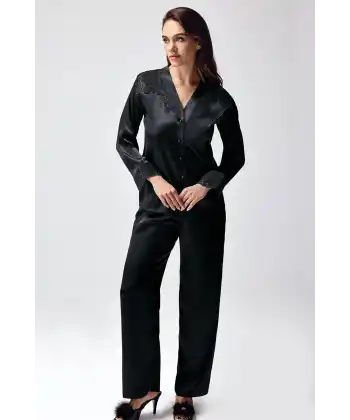 Freshness 9950-PT Saten Dantel Detaylı Pijama Takımı