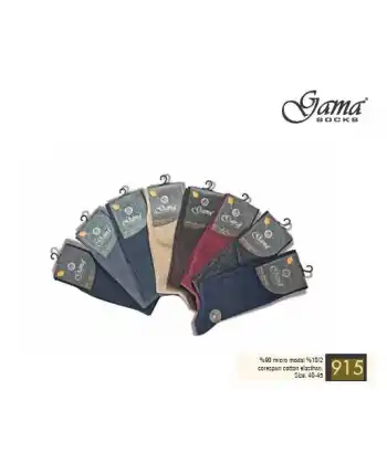 Gama 915 Erkek Mikro Modal Core Spun Pamuk Çorap