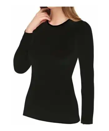 İmer Sıfır Yaka Uzun Kollu Badi Atlet