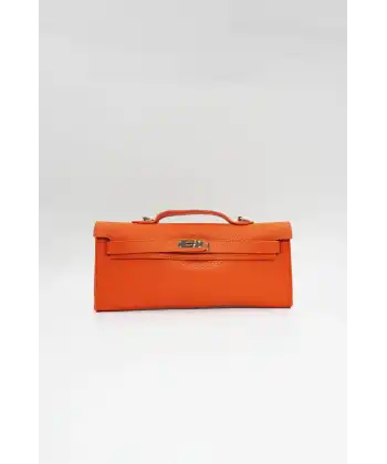 Lucia Turuncu Kadın El Çantası