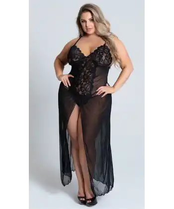 Nightlight 3253 Uzun Büyük Beden Gecelik