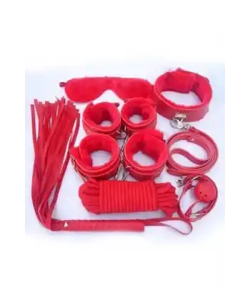 Nıghtlıght Fantezi 7Li Kırbaç Ve Kelepçe Set