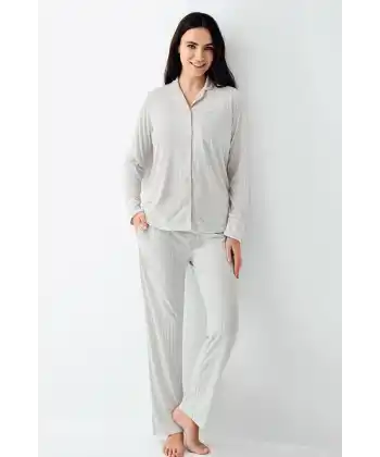 Pierre Cardin 9051-S Gömlek Pijama Takımı