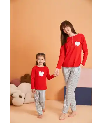 Pjs 28062 Kadın Patlı Pijama Takım