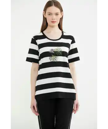 Sementa 76476 Rahat Kalıp Çizgili Pantolon Takım