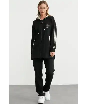 Sementa 76498 Kapüşonlu Tam Fermuarlı Eşofman Takım