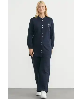 Sementa 76510 Çıtçıtlı Tunik Boy Eşofman Takım