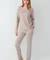 Arnetta 3424-S Kadın Uzun Kol Pijama Takım