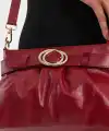 Belle Vişne Kırmızısı Kadın Omuz Çantası