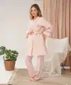 Bone 5806 Kadın 3lü Sabahlıklı Lohusa Pijama Takımı