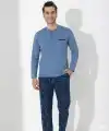 Boyraz 0403 Erkek Uzun Kol Pijama Takımı